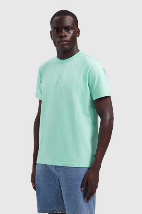 Ballin groene heren t-shirt | Model vooraanzicht
