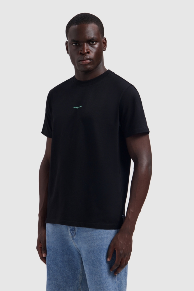 Ballin zwarte heren t-shirt | Model vooraanzicht