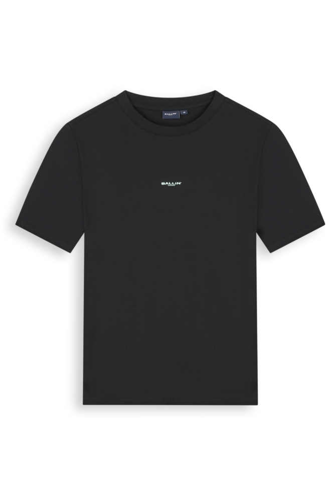 Ballin zwarte heren t-shirt | Vooraanzicht