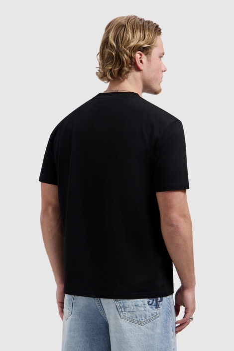 Ballin zwarte heren t-shirt | Model achteraanzicht