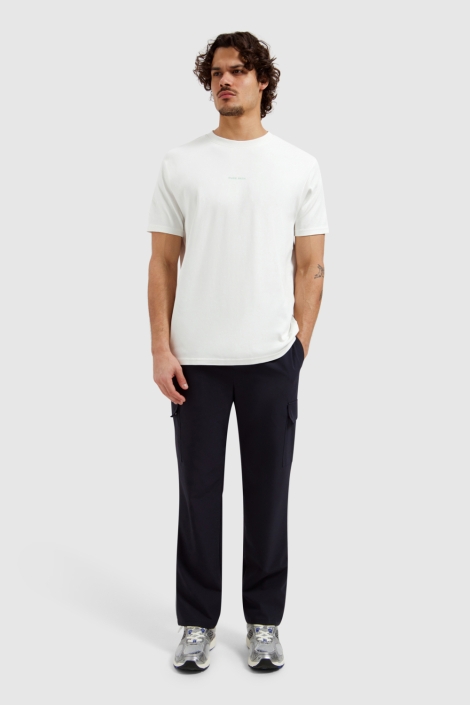 Pure Path witte heren t-shirt | Model