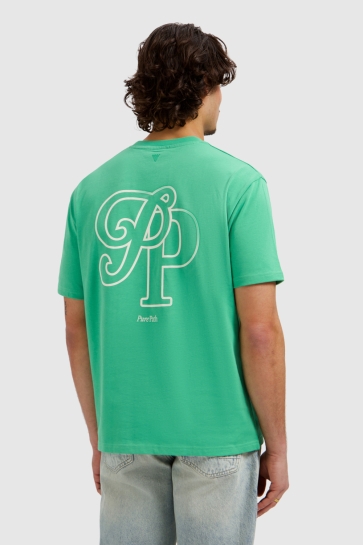 Pure Path T-shirt INITIALS T SHIRT 26010118 52 EMERALD