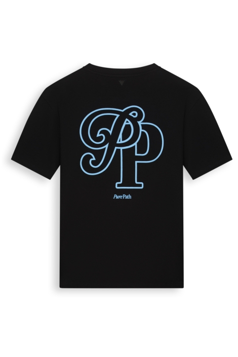 Pure Path zwarte heren t-shirt | Achteraanzicht