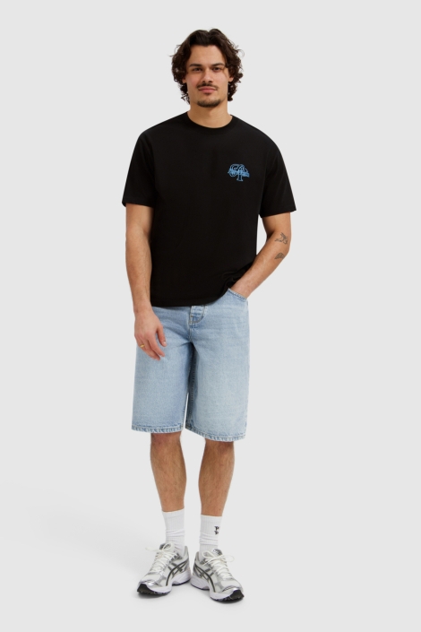 Pure Path zwarte heren t-shirt | Model