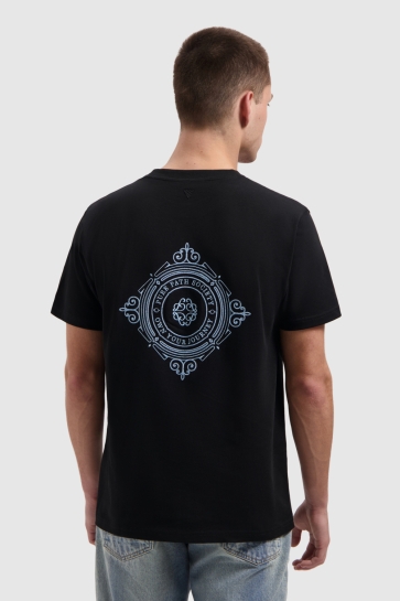 Pure Path T-shirt FAMILY CREST T SHIRT 26010104 02 BLACK