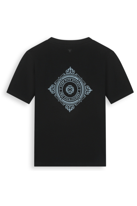 Pure Path zwarte heren t-shirt | Achteraanzicht
