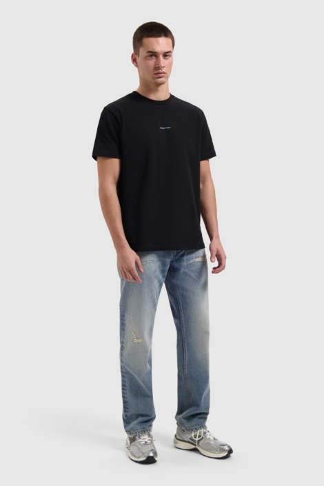 Pure Path zwarte heren t-shirt | Model
