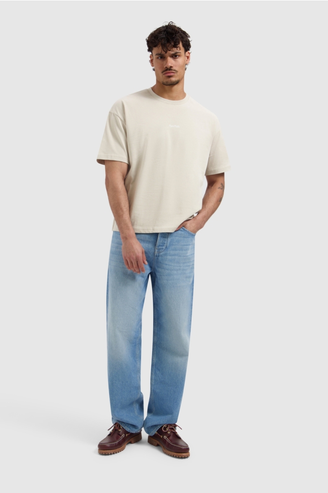 Pure Path zand heren t-shirt | Model