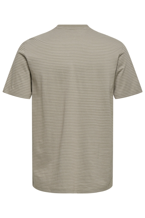 Only & Sons taupe heren t-shirt | Achteraanzicht