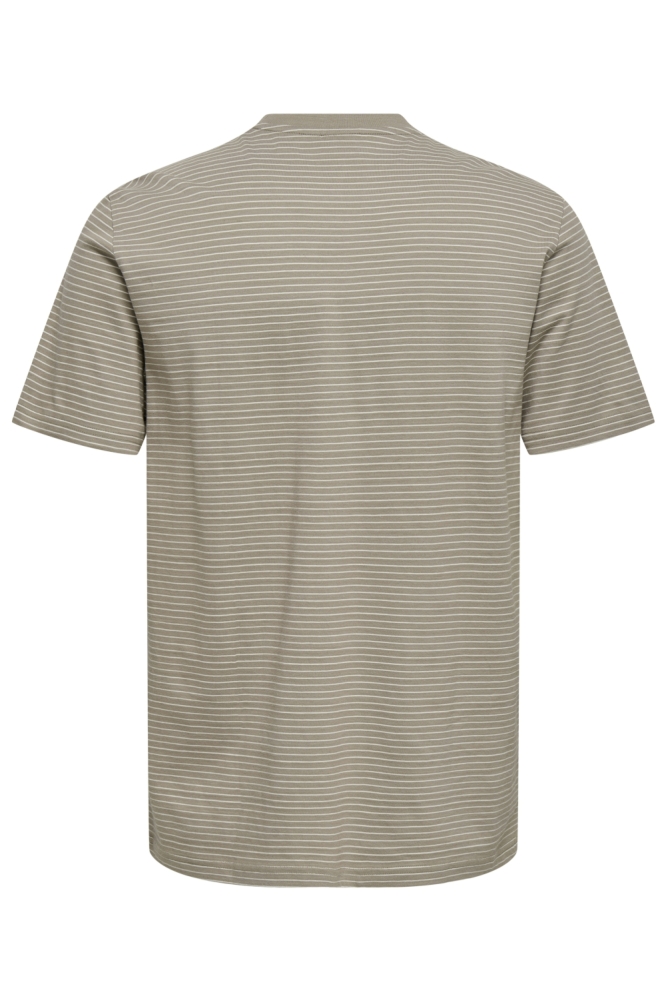 Only & Sons taupe heren t-shirt | Achteraanzicht