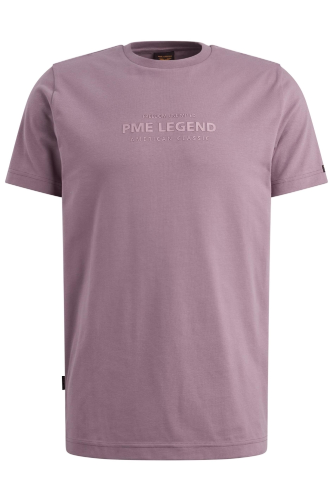 PME legend paarse heren t-shirt | Vooraanzicht