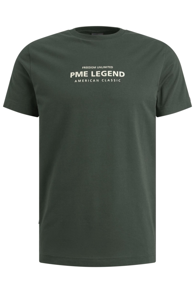 PME legend groene heren t-shirt | Vooraanzicht