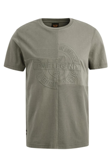 PME legend T-shirt T SHIRT MET STRUCTUUR PTSS2503589 6170