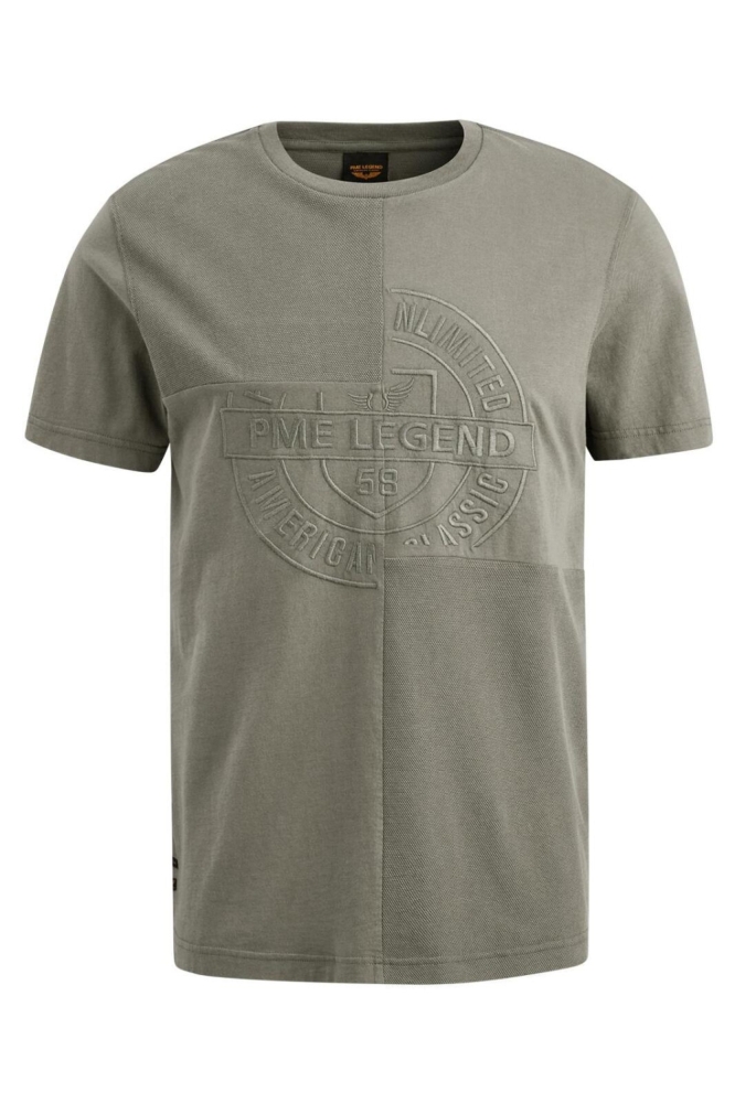 PME legend groene heren t-shirt | Vooraanzicht