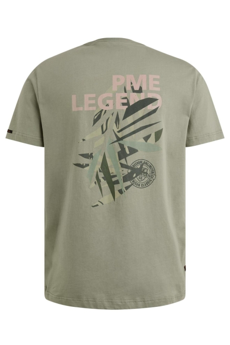 PME legend groene heren t-shirt | Achteraanzicht