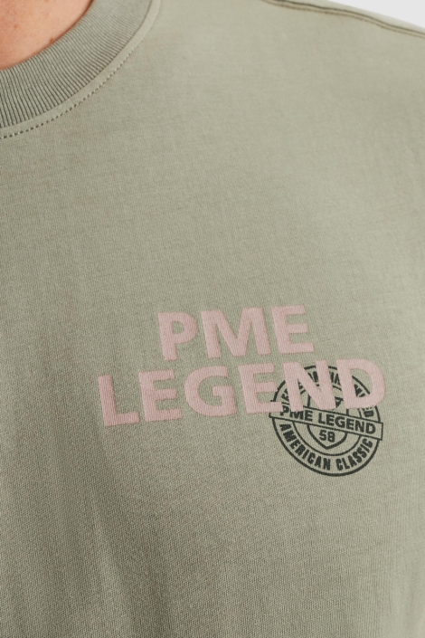 PME legend groene heren t-shirt | Kleurstaal