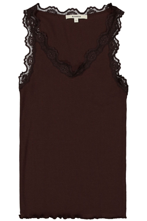 Garcia bruine dames top | Vooraanzicht