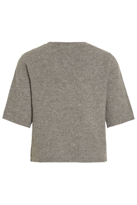 Vila camel dames vest | Achteraanzicht