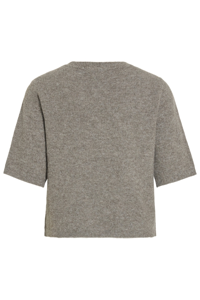 Vila camel dames vest | Achteraanzicht