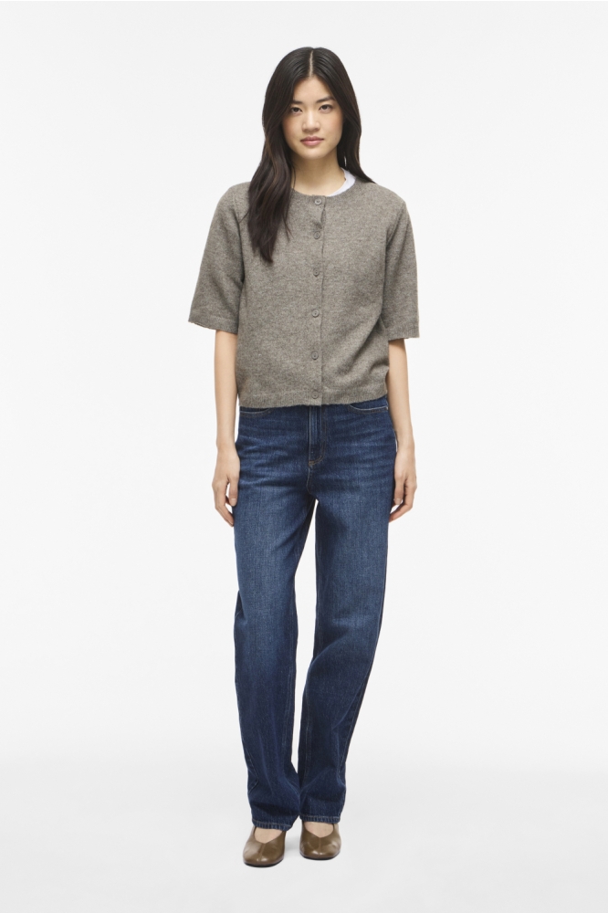 Vila camel dames vest | Model