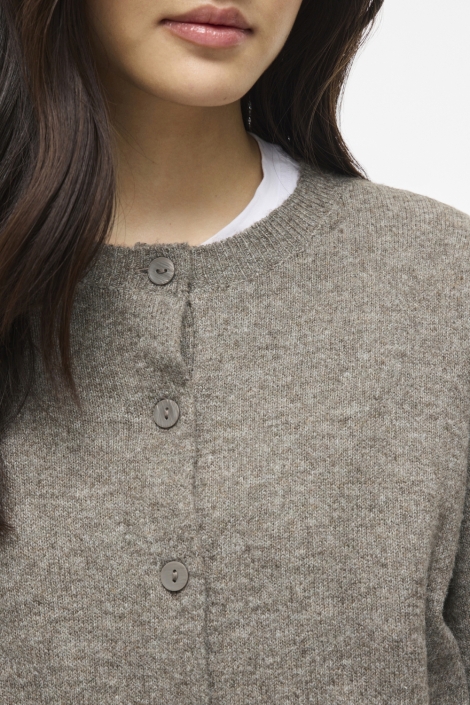 Vila camel dames vest | Kleurstaal
