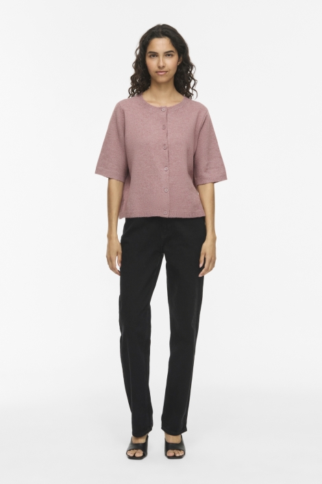 Vila roze dames vest | Model