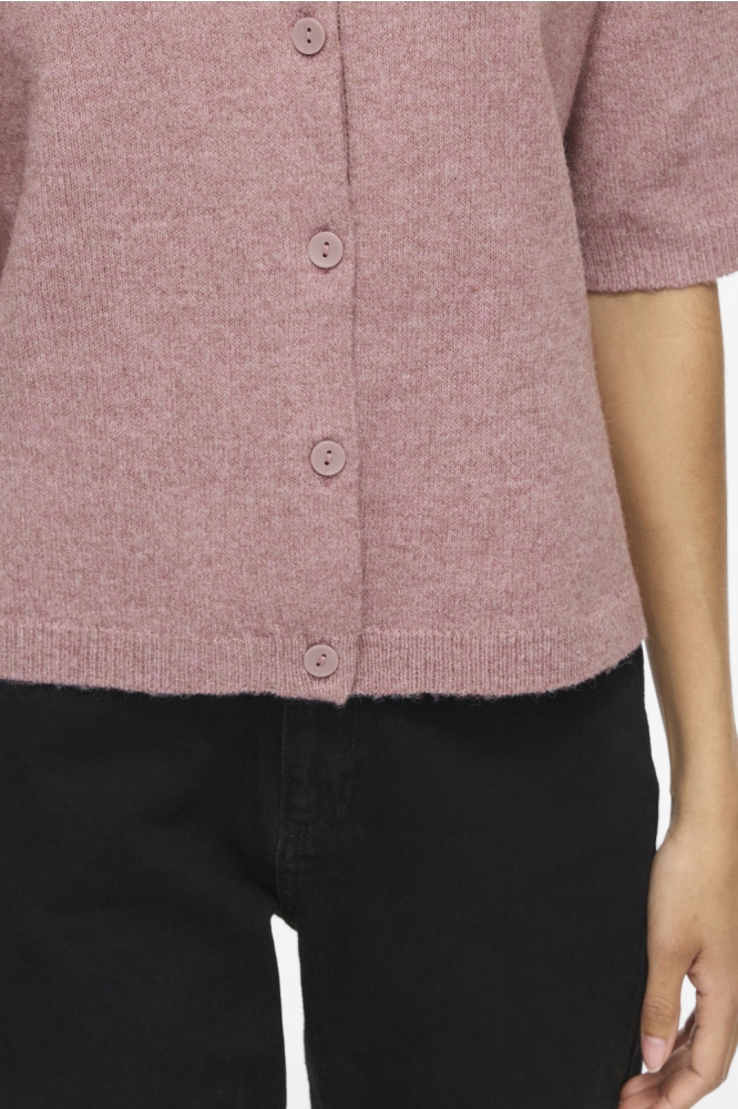 Vila roze dames vest | Close up