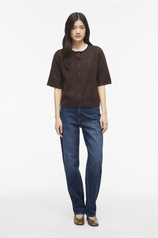Vila bruine dames vest | Model