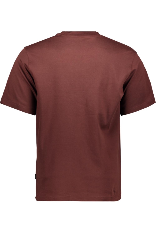 Jack & Jones bordeaux heren t-shirt | Achteraanzicht