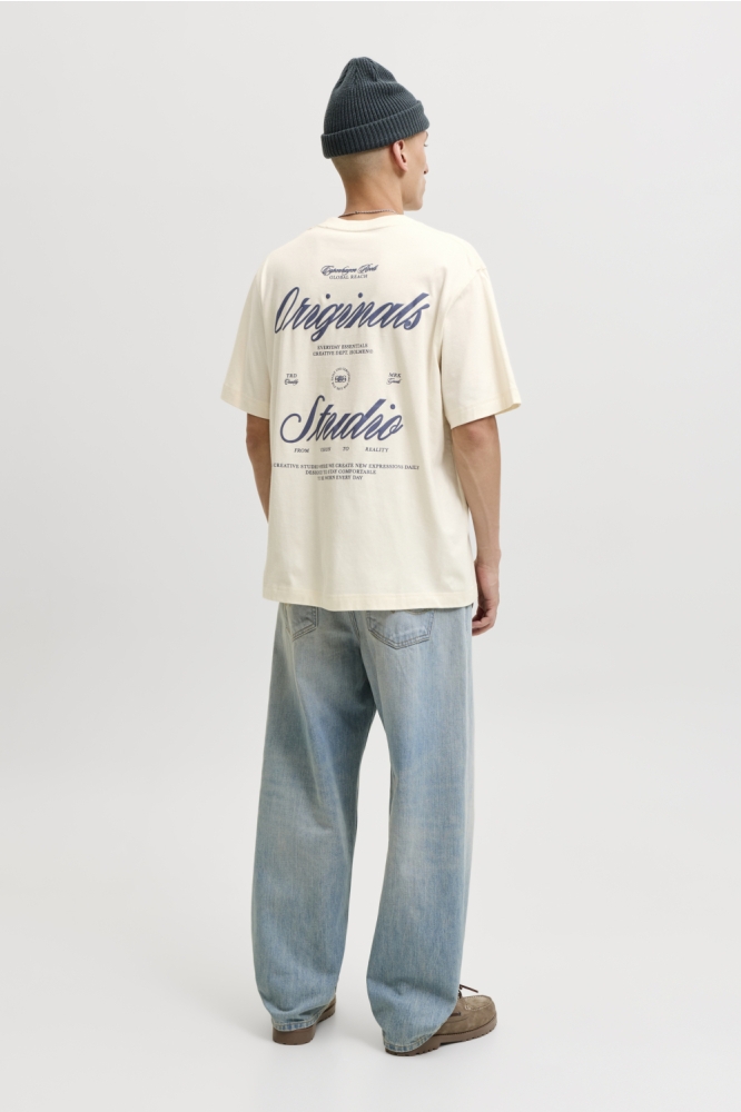 Jack & Jones beige heren t-shirt | Model