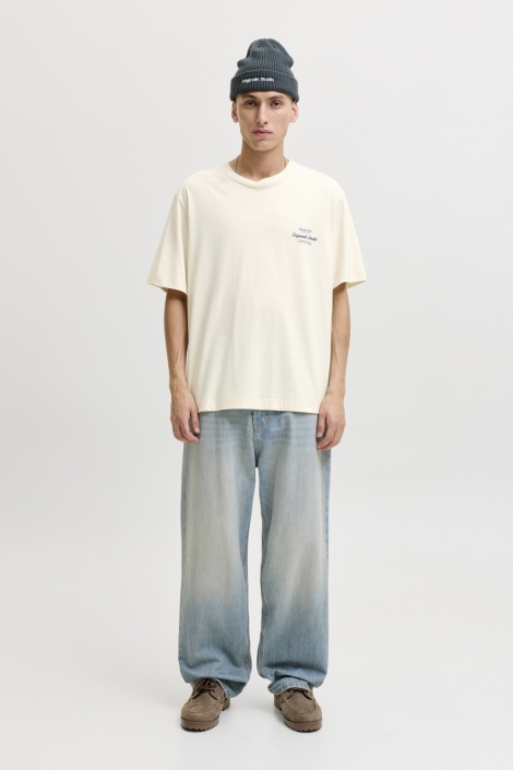Jack & Jones beige heren t-shirt | Model