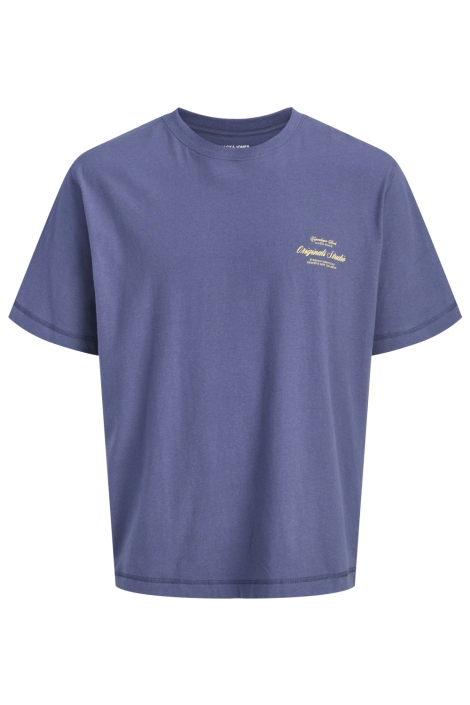 Jack & Jones blauwe heren t-shirt | Vooraanzicht
