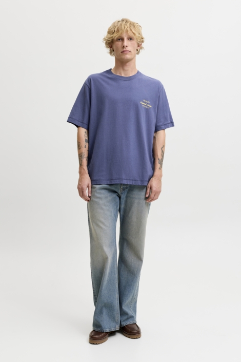 Jack & Jones blauwe heren t-shirt | Model