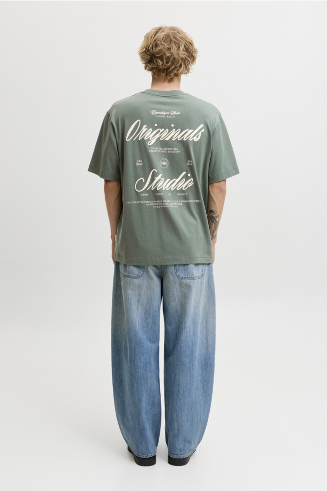 Jack & Jones groene heren t-shirt | Model