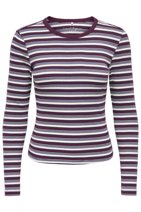 Only bordeaux dames t-shirt | Vooraanzicht
