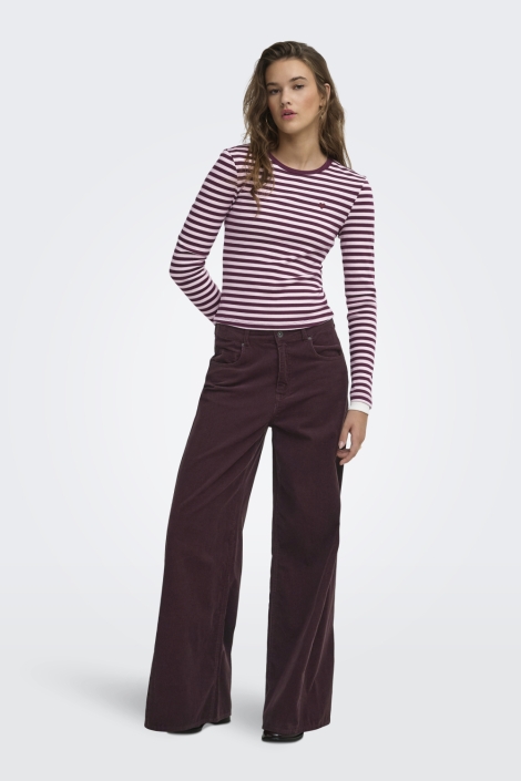 Only bordeaux dames t-shirt | Model