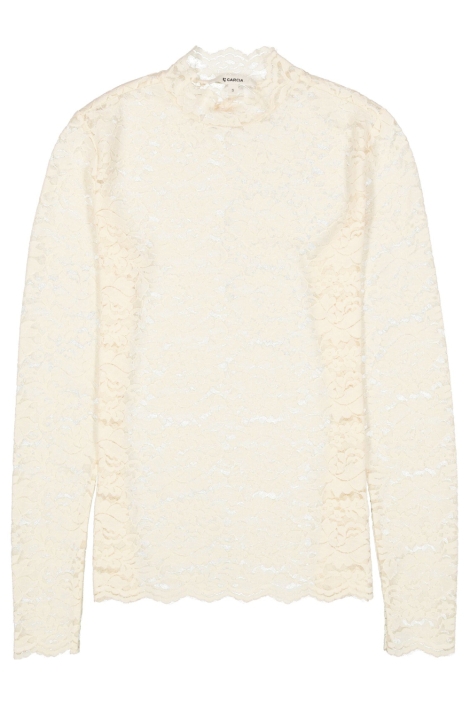 Garcia beige dames t-shirt | Vooraanzicht