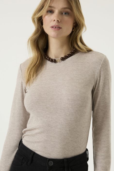 Garcia zand dames t-shirt | Close up