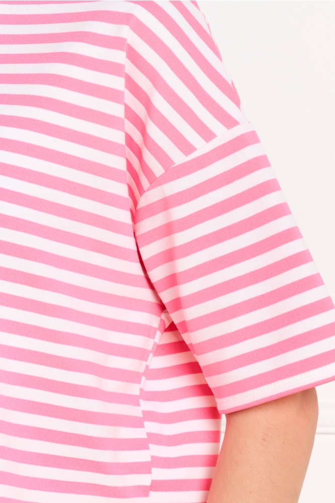 LolaLiza roze dames t-shirt | Close up