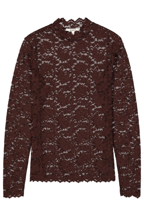 Garcia bruine dames t-shirt | Vooraanzicht