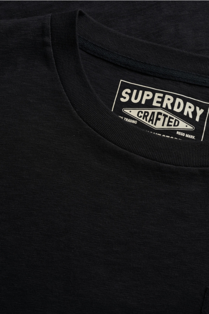 Superdry zwarte heren t-shirt | Kleurstaal