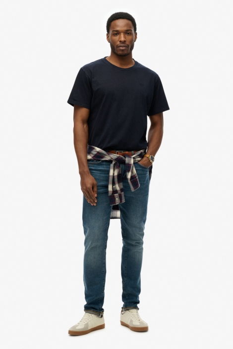 Superdry blauwe heren t-shirt | Model