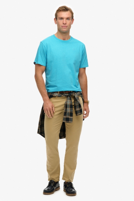 Superdry blauwe heren t-shirt | Model