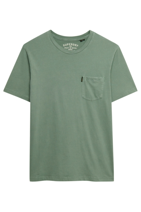 Superdry groene heren t-shirt | Vooraanzicht