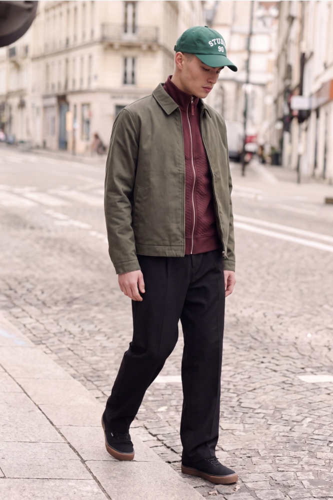 Jack & Jones bruine heren vest | Sfeerbeeld, In situatie