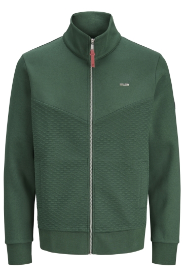 Jack & Jones jprblufrankie sweat zip high neck s Groen