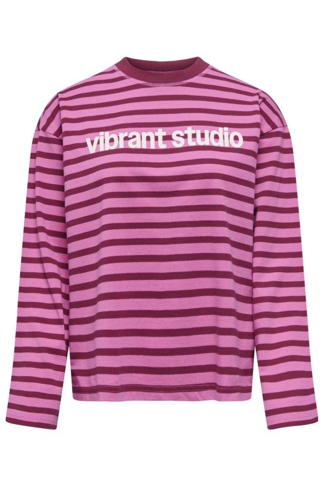 Only roze dames t-shirt | Vooraanzicht