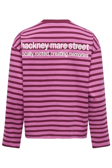Only roze dames t-shirt | Achteraanzicht