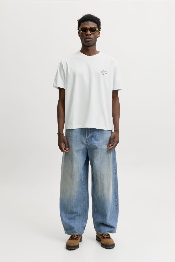 Jack & Jones witte heren t-shirt | Model