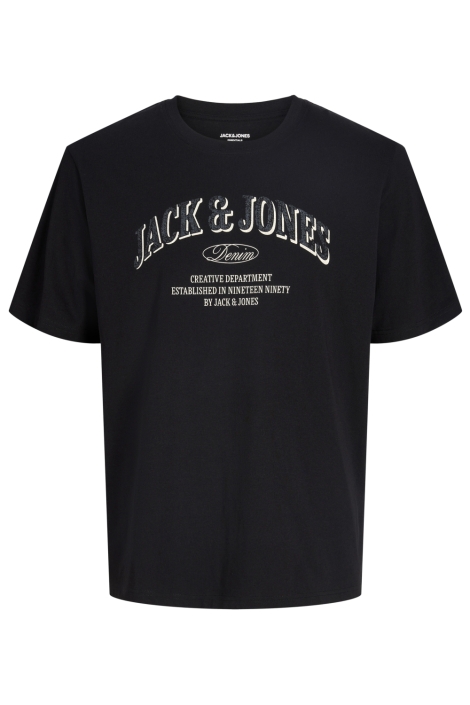 Jack & Jones zwarte heren t-shirt | Vooraanzicht